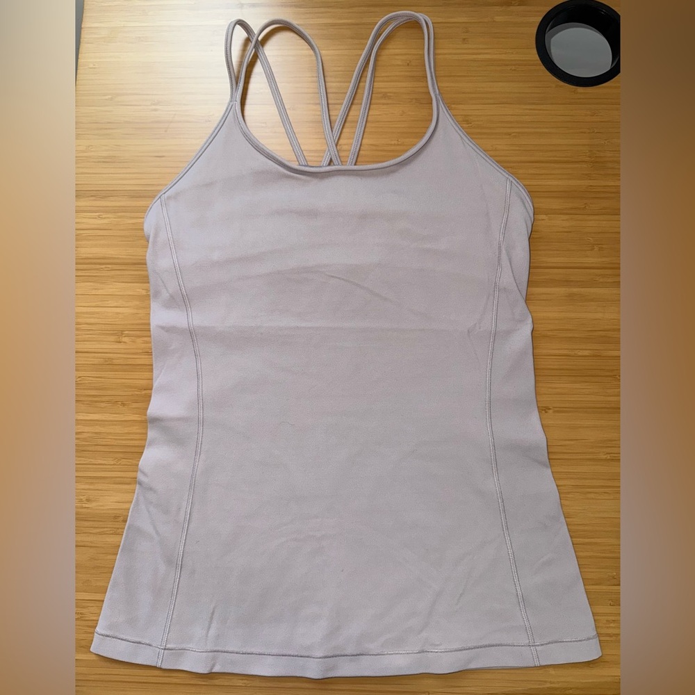 EUC lululemon Free To Be tank top Nulu size 6, blush color